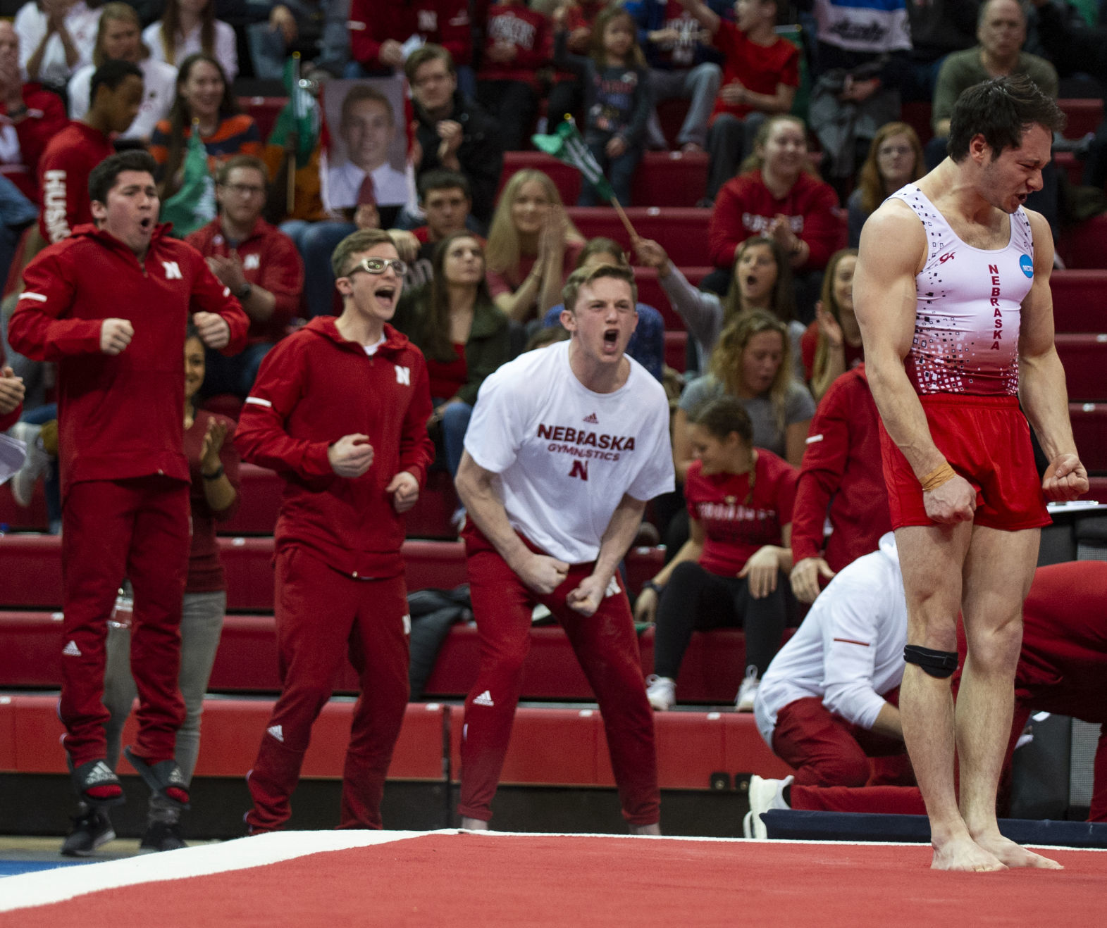 NU men's gymnastics vs. Illinois, Oklahoma, 2.2